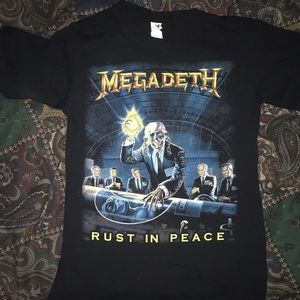 Megadeth Rust in Peace Black T-shirt